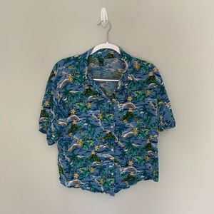 Women’s Hawaiian Print Shirt